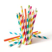 Pailles en papier kraft biodégradables jetables, très demandées, de qualité alimentaire, en pure pâte de bois, pour jus, café, lait