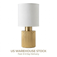 Lampe de table LED moderne sans fil rechargeable avec abat-jour en tissu tactile et variateur d'intensité, expédiée depuis notre entrepôt aux États-Unis