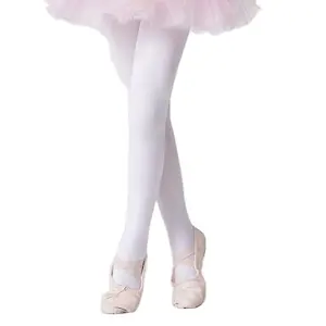 儿童芭蕾舞现代舞专业表演练习紧身衣丝袜芭蕾天鹅绒儿童连裤袜