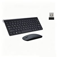 Özel 78 Tuşlu ABS Kablosuz Klavye Mouse Seti, Kablosuz Adaptörlü, 8-10 Metre Çalışma Mesafesi, İnce Taşınabilir Ofis Klavyesi
