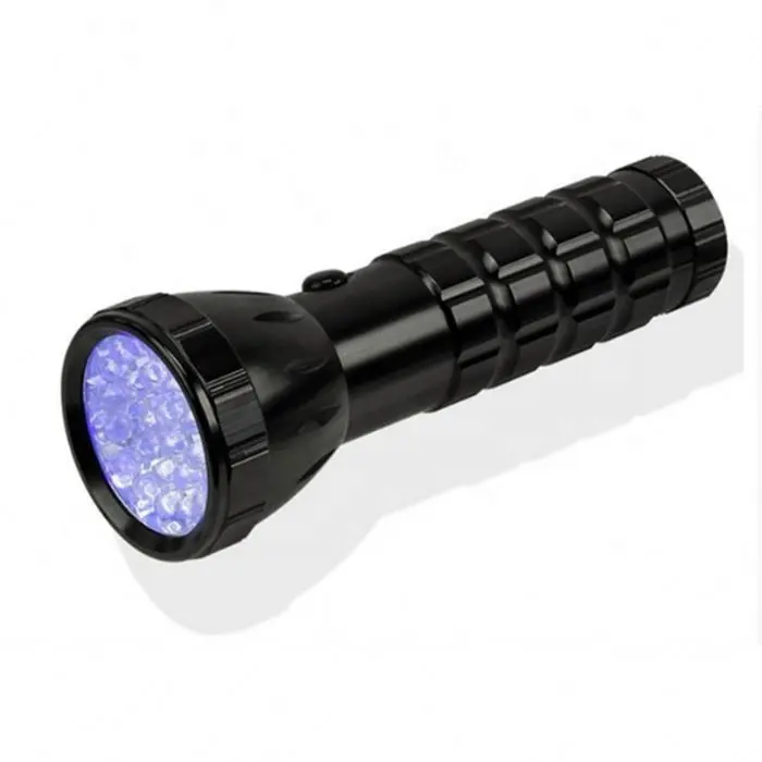 Metallkörper 28 LED UV-Taschenlampe/Blitzlicht Taschenlampe/Taschenlampe/Taschenlampe/Torcia mit kostenlosem Markenlogo-Druck