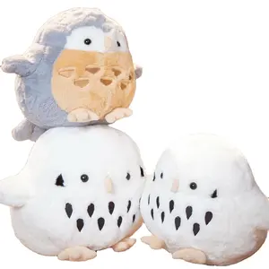 OEM ODM Милая Снежная Сова сферическая Подушка креативные мягкие игрушки для друга для ребенка или девочки