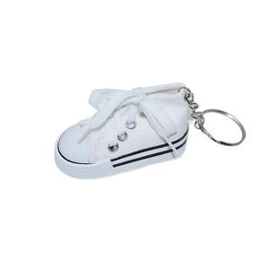 Groothandel 7,5CM Mini Canvas Kleine Schoenen Sleutelhanger Mode Auto Tas Charm Simulatie 3D Canvas Sneaker Sleutelhanger - Product Image 4