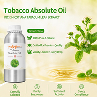 Huile absolue de tabac 100% pure, extrait de plante extraite au CO2, fraîche, pour massage relaxant et aromathérapie