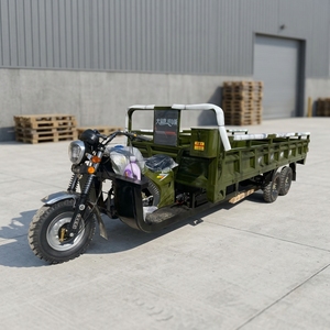 Triciclo Motorizado de Carga de 350cc con Enfriamiento por Agua y Volquete Hidráulico, Motocicleta de Tres Ruedas de Servicio Pesado para Minería y Agricultura - Product Image 4