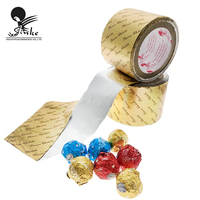 Papier lingot pour barre de chocolat, vente en gros, pour emballage de chocolat, feuille d'aluminium pour emballage de chocolat
