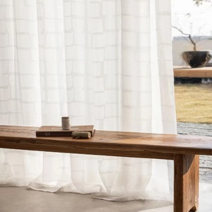 Tissu pour rideau de porte coulissante, panneaux voiles filtrants la lumière pour rideaux de porte patio <span class=keywords><strong>au</strong></span> <span class=keywords><strong>mètre</strong></span> - Product Image 1