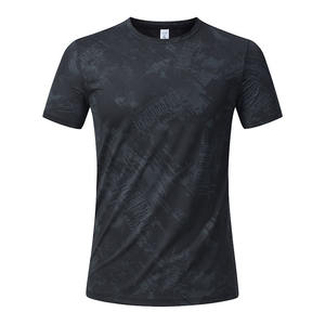 Camiseta Deportiva de Gran Tamaño de Secado Rápido con Estampado, Ropa Deportiva <span class=keywords><strong>para</strong></span> Hombre, Cuello Redondo, Camiseta Deportiva de Manga Corta <span class=keywords><strong>para</strong></span> Hombre - Product Image 5