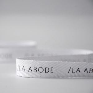 Ruban en jute et lin en gros, rouleau de ruban à friser imprimé avec logo, ruban d'emballage cadeau élégant et naturel - Product Image 2