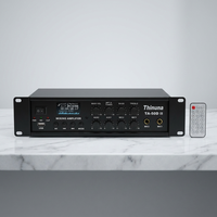 Système de sonorisation Thinuna TA-50D II, mini amplificateur de puissance, mixeur audio 50 watts avec lecteur MP3 USB