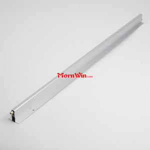 Joint de porte d'entrée en aluminium moderne et durable avec joints automatiques à chute et fixations à vis pour portes intérieures - Product Image 2