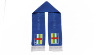 Nouveau produit Écharpes caractéristiques de la RÉPUBLIQUE CENTRAFRICAINE pour les écharpes personnalisées de drapeau de club de fan et de suiveur
