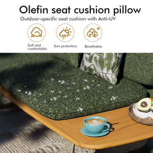 Sư Tử Thiết Kế Morphx Ngoài Trời Đồ Nội Thất Patio Set Gỗ Tếch Sofa Set Với Biệt Thự Sân Khách Sạn Sân Vườn - Product Image 3