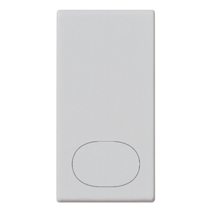 Customizable Silver Button Wall <b>Switch</b> 4.4 In Length 2.2 In Width 0.8 In Height Neutral - Product Image 1
