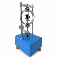 Machine d'analyse de la résistance des échantillons de sol HBJF en laboratoire, machine d'essai de compression non confinée