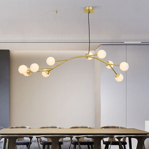 Nordic 10 <b>Lights</b> Chandelier Pendant Lamp Lamps Home Decoration G9 <b>Bulbs</b> Pendant Lighting - Product Image 2