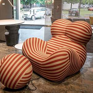 Sofá Individual Informal de Estilo Italiano, Sillón Tipo Puff Inclinado Moderno, Adecuado para Hoteles y Salas de Estar - Product Image 3