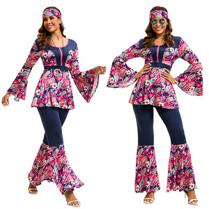 Traje de Princesa de Baile Hip-Hop Retro de los 70, Unisex, Adecuado para Halloween, Adultos, Cosplay de Cine y Televisión, Actuaciones en Escenario - Product Image 2