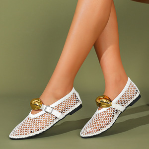 Scarpe Singole Europee e Americane del Sud-Est Asiatico e Russe, <span class=keywords><strong>Calzature</strong></span> <span class=keywords><strong>da</strong></span> <span class=keywords><strong>Donna</strong></span> Traspiranti in Rete, Taglie Grandi - Product Image 3