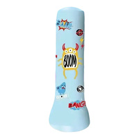 Ensemble complet d'équipements d'entraînement gonflables en PVC pour enfants : Colonne de frappe, Sac de frappe vertical, Sac de sable pour la gestion du stress à domicile