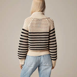 Suéter de Cachemira para mujer 100% suéter de Cachemira pura de lana cuello alto para mantener el calor para damas - Product Image 2