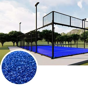 Cancha de Tenis para Exteriores INOLP, Resistente a la Intemperie, Marco de Aluminio Anticorrosión, Cancha de Pádel, Césped Artificial, Suelo Deportivo - Product Image 1