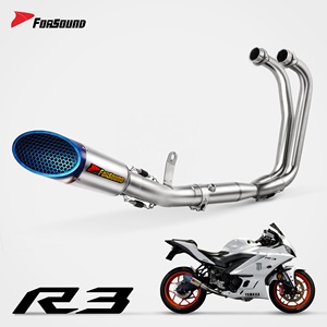 Système d'échappement moto Forsound Factory à <span class=keywords><strong>prix</strong></span> de gros, tuyau GP-Spec, silencieux de piste, système slip-on pour <span class=keywords><strong>R3</strong></span> - Product Image 1