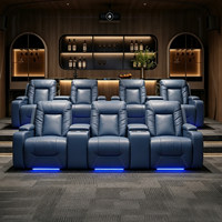 Sofá Modular Curvo y Redondeado para Cine en Casa, Asiento Profundo y Suave, Ideal para Dormitorio, Apartamento, Hotel, Villa