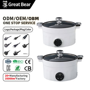 Vente d'Usine Cocotte-Minute Électrique Ménagère 4L Grande Capacité, Pot Antiadhésif Portable Multi-Usages pour la <span class=keywords><strong>Cuisine</strong></span> - Product Image 1