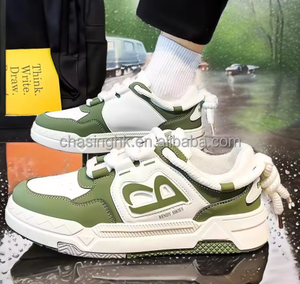 New Men's Casual Sporty <b>Platform</b> Lace-up Waterproof Breathable Light Weight Soft Walking Shoes Comfortable - Product Image 1