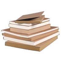 Cahier de reliure en papier brun A5 cousu personnalisé réutilisable et imprimé pour l'école ou le bureau