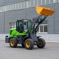 Chargeuse sur pneus électrique 1,5 tonne à batterie, mini-chargeuse frontale compacte zéro émission, prix usine, à vendre