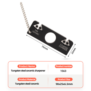 Vente chaude du fabricant aiguiseur de couteaux de poche portable en plein air mini <span class=keywords><strong>pierre</strong></span> <span class=keywords><strong>à</strong></span> <span class=keywords><strong>aiguiser</strong></span> en acier au tungstène <span class=keywords><strong>à</strong></span> 2 étages pour couteaux - Product Image 4