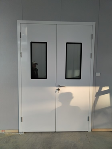 Pintu Geser Otomatis Kedap Udara dari Baja Anti Karat 304 untuk Ruang Bersih Modern, Kaca Tempered Berlapis Ganda dengan Isolasi Termal - Product Image 3