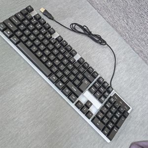Professional Wired Keyboard 104 <b>Keys</b> Full Size Membrane <b>USB</b> Keyboard For Office And Home Use - Product Image 3