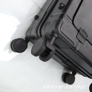 Front Open Lightweight Trolley Case <b>With</b> TSA <b>Lock</b> 360 Degree Spinner <b>Wheel</b> Unisex Travel Suitcase For Leisure - Product Image 5