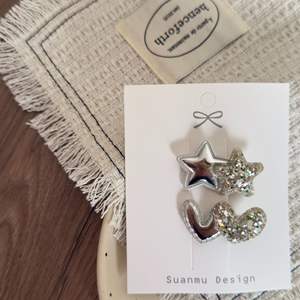 2025 diseño de moda <span class=keywords><strong>Little</strong></span> Baby Girls <span class=keywords><strong>Star</strong></span> con corazón Clip niño niños brillantes accesorios para el cabello A40 - Product Image 5