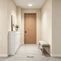 Portes coulissantes modernes de luxe en MDF polymère chinois, à double battant, avec isolation acoustique, pour cuisine et salon, différents styles