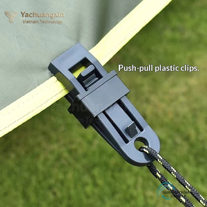 Pinces crocodiles en plastique pour bâche de camping et tente, attaches rapides pour auvent, pour un montage facile lors d'aventures en plein air - Product Image 5