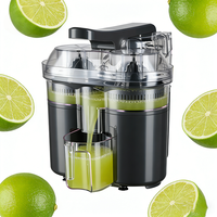 Presse-agrumes électrique double tête avec câble USB pour la maison et la cuisine – Préparez des jus frais au quotidien (orange, citron) – Presse-agrumes manuel