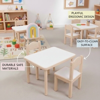 Chaises en bois Montessori pour garderies, centres de soins aux enfants, sièges empilables pour tout-petits, mobilier pour salles de classe, maternelles et jardins d'enfants