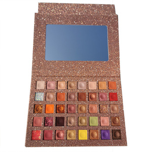 Palette de fards à paupières Ruhua <span class=keywords><strong>Tuo</strong></span> 40 couleurs, finition veloutée mate et métallisée, effet scintillant super tendance, paillettes effet purée de pommes de terre - Product Image 5