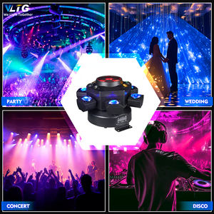 <span class=keywords><strong>Mini</strong></span> Cabeza Móvil Profesional de 150W RGBW con 18 Prismas Giratorios, Control DMX512, Luz de Haz para Efectos de Escenario en Discotecas - Product Image 6