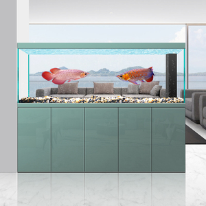 <span class=keywords><strong>ตู้</strong></span><span class=keywords><strong>ปลา</strong></span>ทองขนาดใหญ่แบบตั้งพื้นพร้อมระบบกรองด้านล่างและตู้กระจก<span class=keywords><strong>ใส</strong></span>พิเศษสำหรับห้องนั่งเล่น - Product Image 5