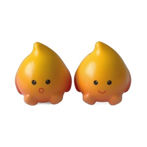 Juguete Blandito de Bombero Pequeño con Elementos Élficos, Llama de PU de Rebote Lento, Figura Juvenil Antiestrés, Llavero y Adorno, Modelo 005 - Product Image 5