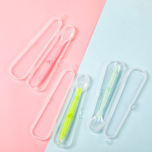 Di alta qualità in silicone cucchiaio e forchetta Set di nuovi disegni ventosa tipo per i più piccoli - Product Image 4