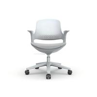 Chaise de bureau ergonomique entièrement en mesh, réglable en hauteur, pivotante, avec accoudoirs et appui-tête pour poste de travail et bureau à domicile