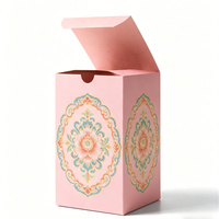 Boîte en papier écologique recyclable à double rabat, fermeture à deux côtés, boîte cadeau pour la vente au détail, faible MOQ