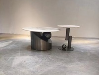 Mesa de Centro Moderna de Vidrio Negro y Dorado, Extensible, para Hogar, Restaurante, Vestíbulo de Hotel, Comedor, Material Metálico Duradero