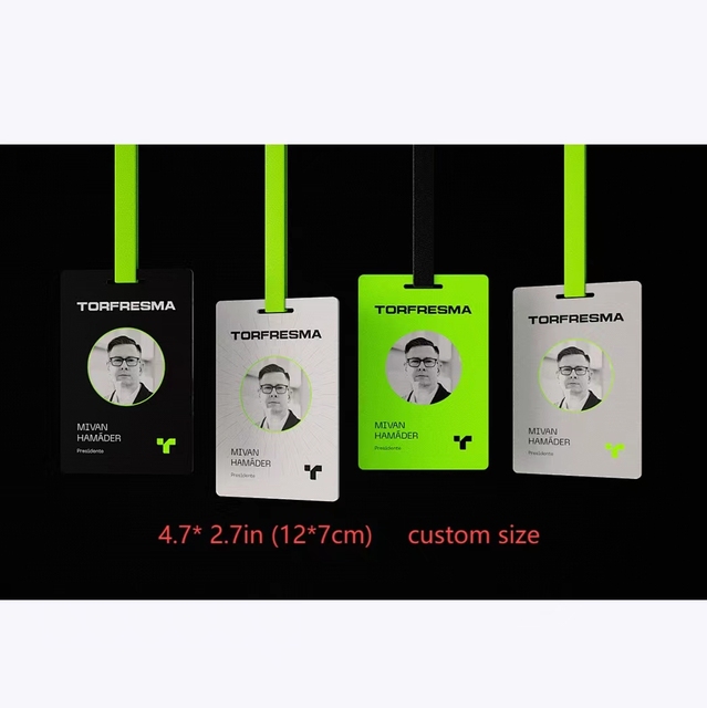 High Quality RFID PVC Access Control Card Custom Size NFC Digital Identification Business Card Employee Staff Cheap Price